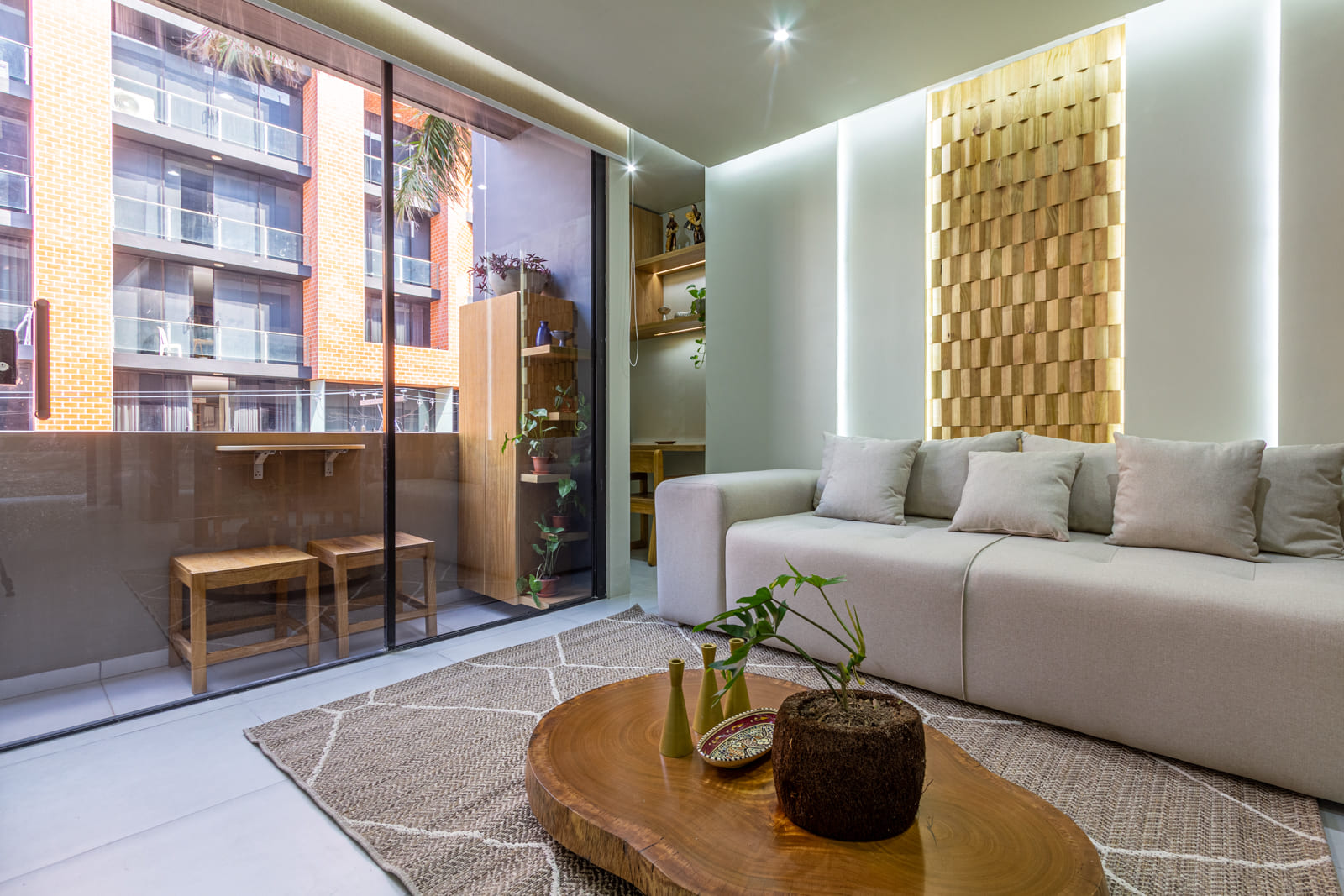 Wabi-Sabi:Dpto. Boho con Balcón en Equipetrol