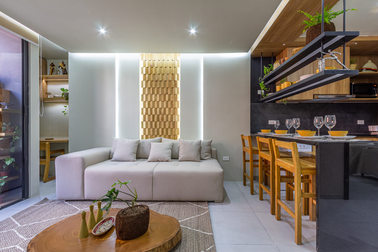 Wabi-Sabi:Dpto. Boho con Balcón en Equipetrol